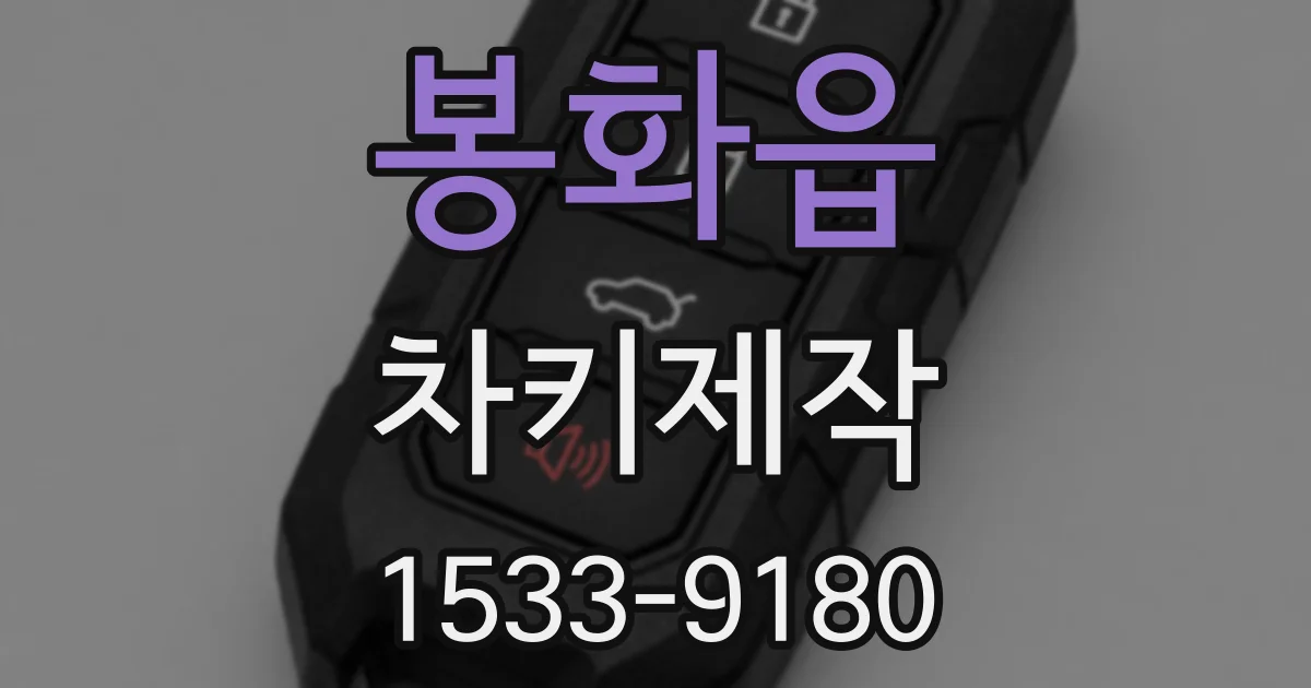 봉화읍 차키제작