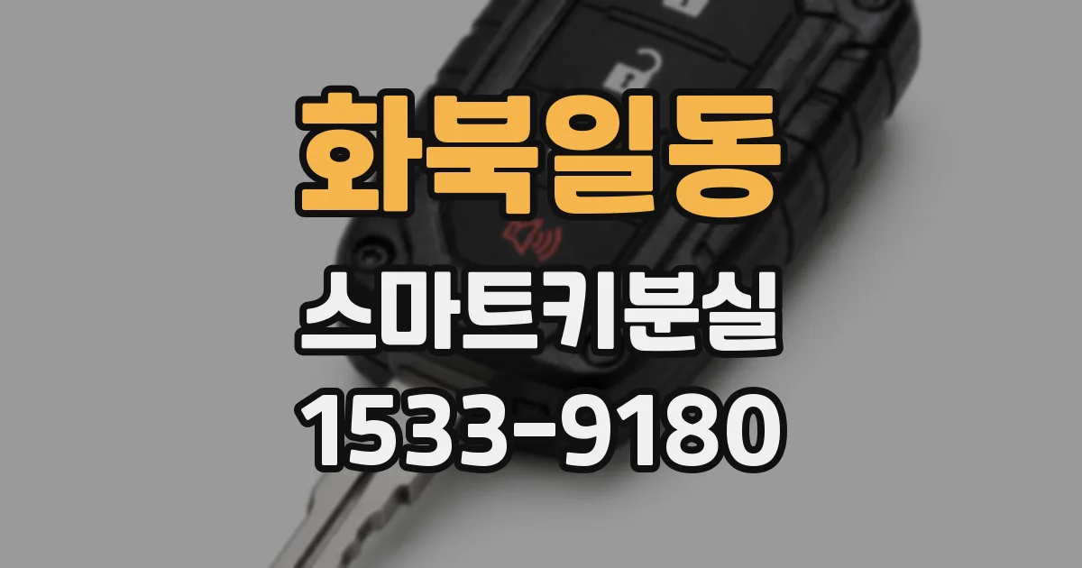화북일동 스마트키분실