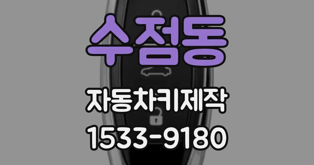 수점동 자동차키제작