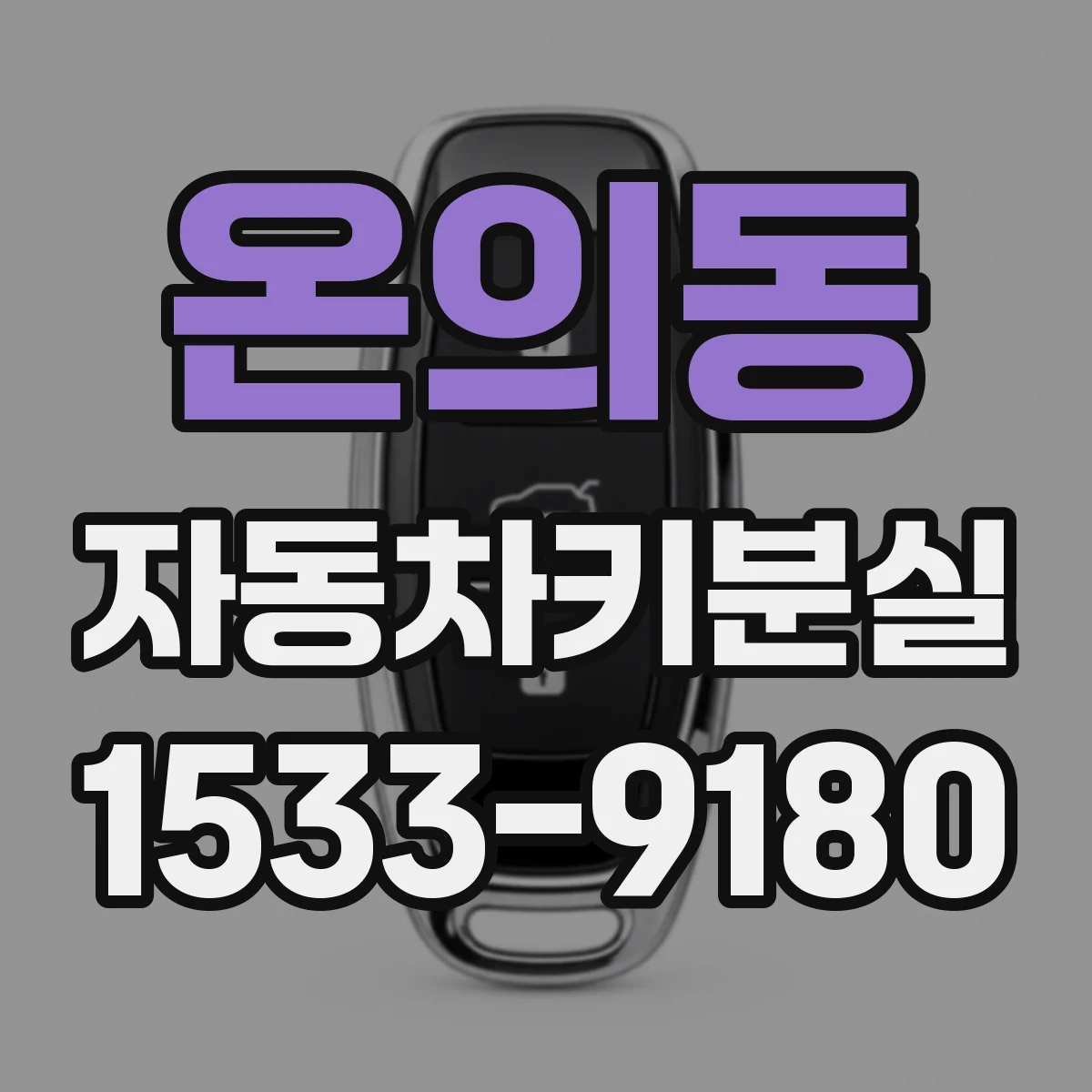온의동 자동차키분실