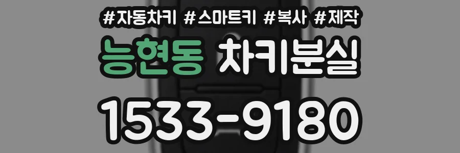 능현동 차키분실