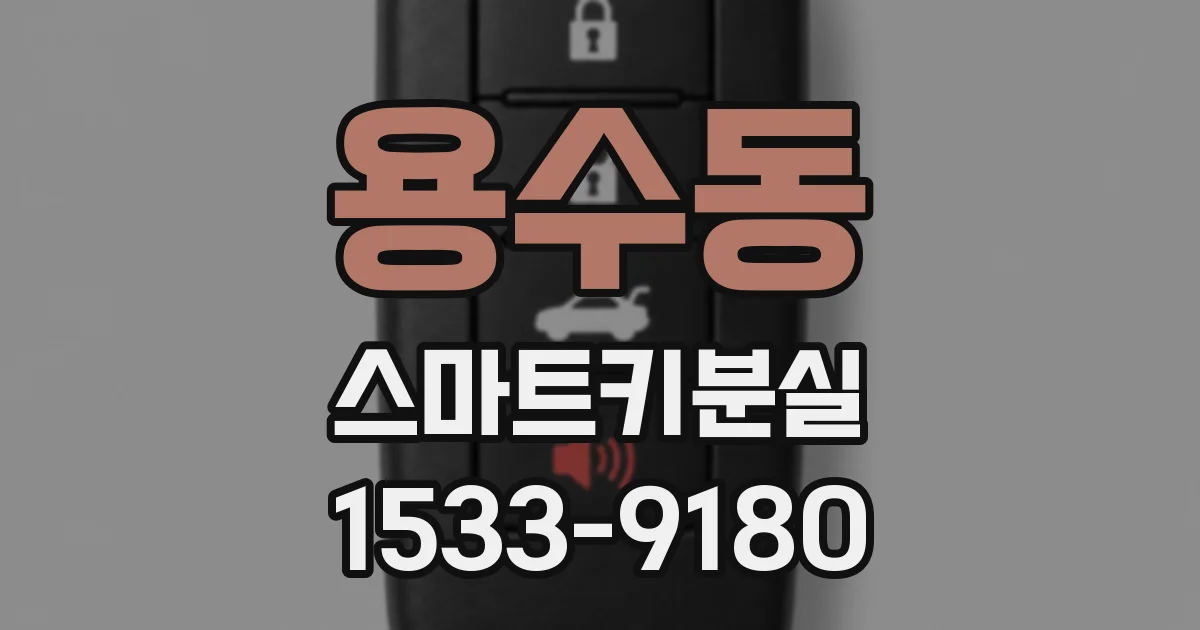 용수동 스마트키분실