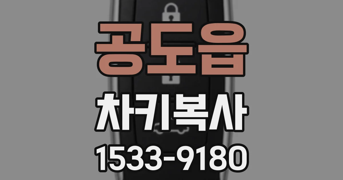 공도읍 차키복사