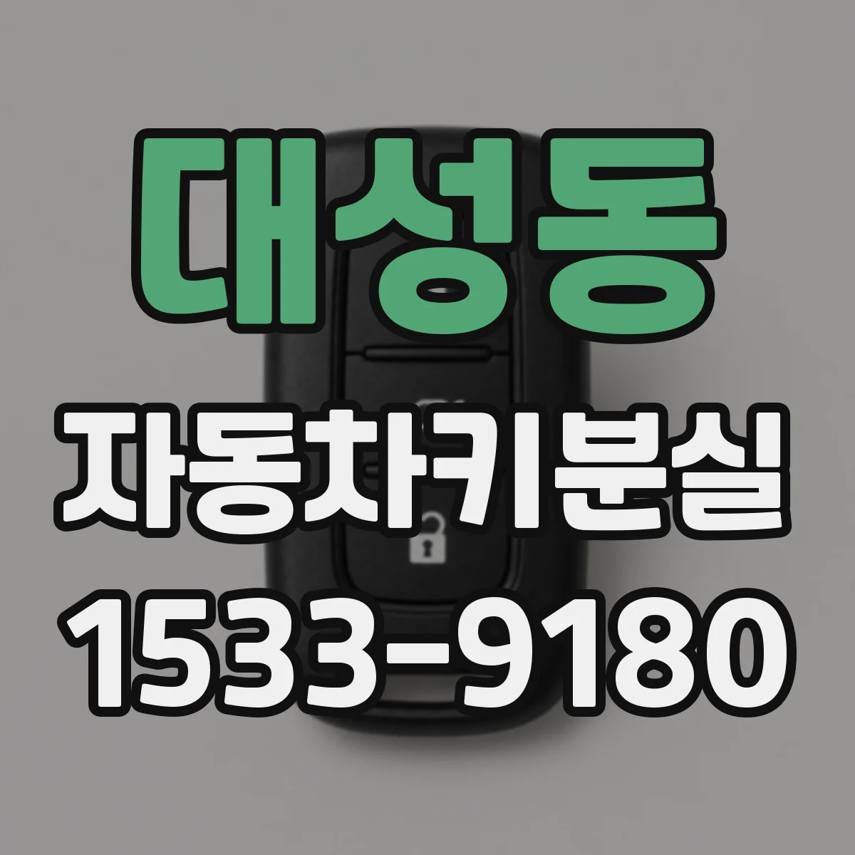 대성동 자동차키분실
