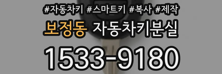 보정동 자동차키분실