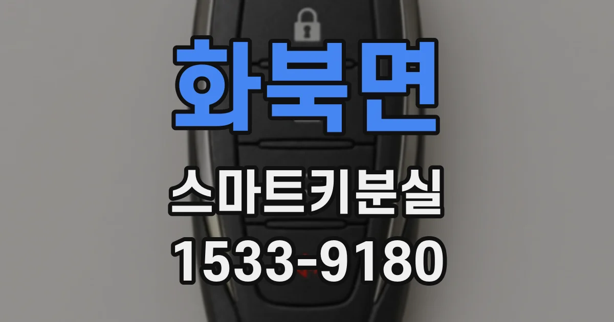 화북면 스마트키분실