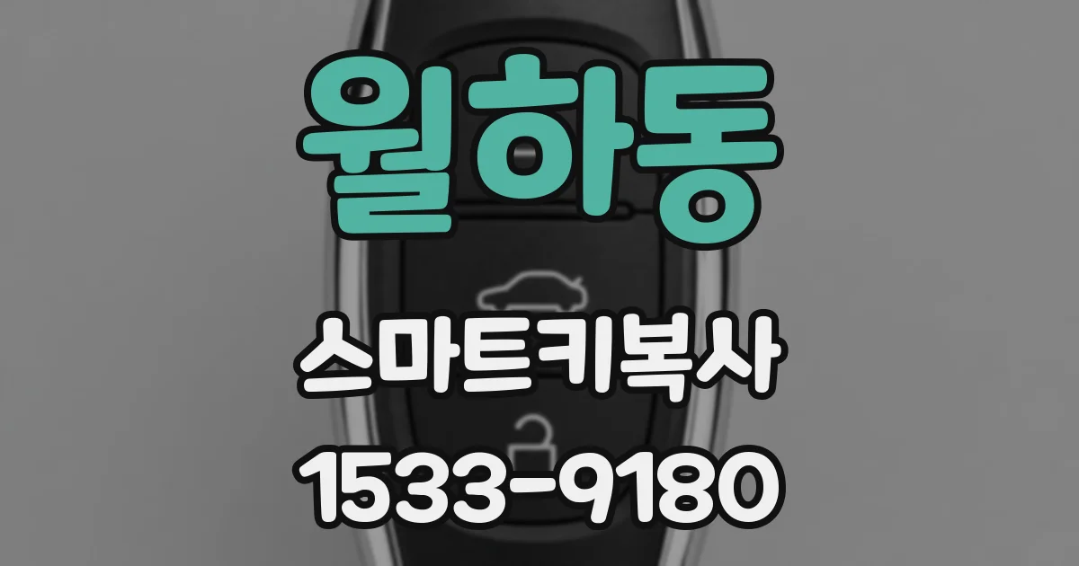 월하동 스마트키복사