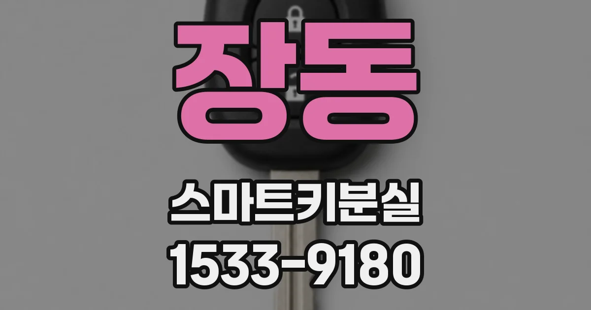 장동 스마트키분실