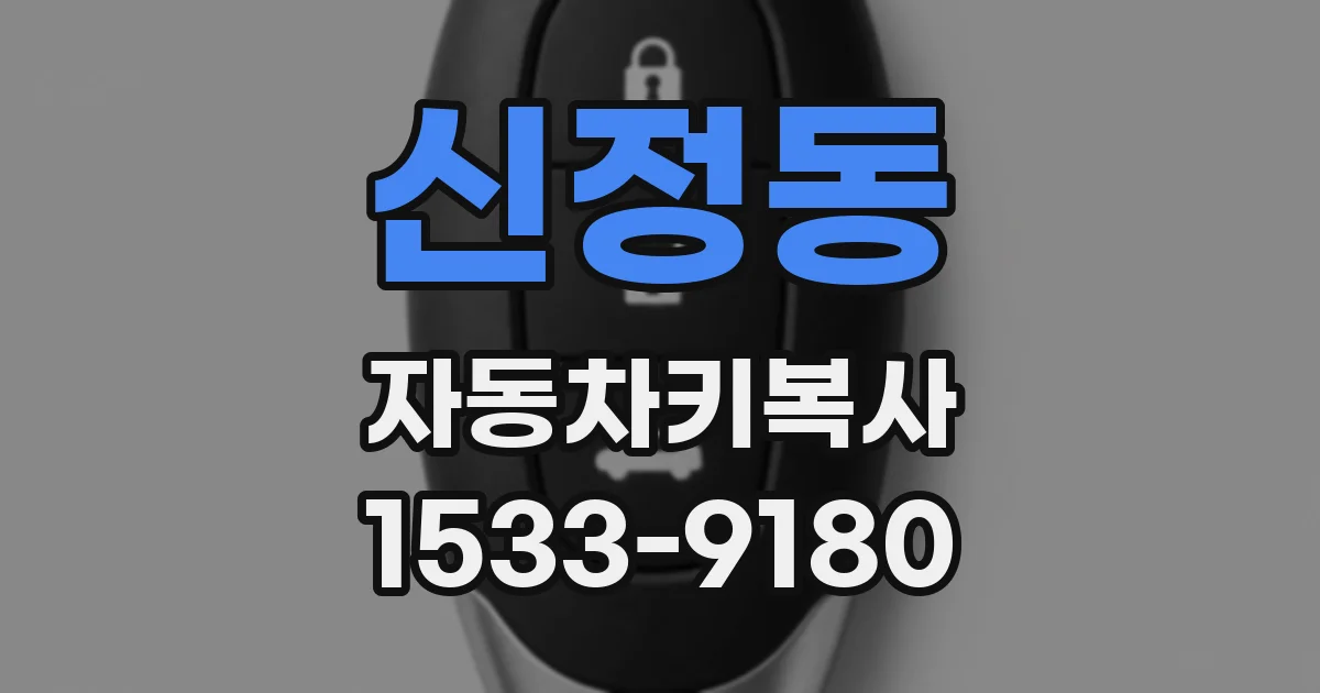 신정동 자동차키복사