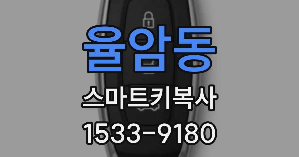 율암동 스마트키복사