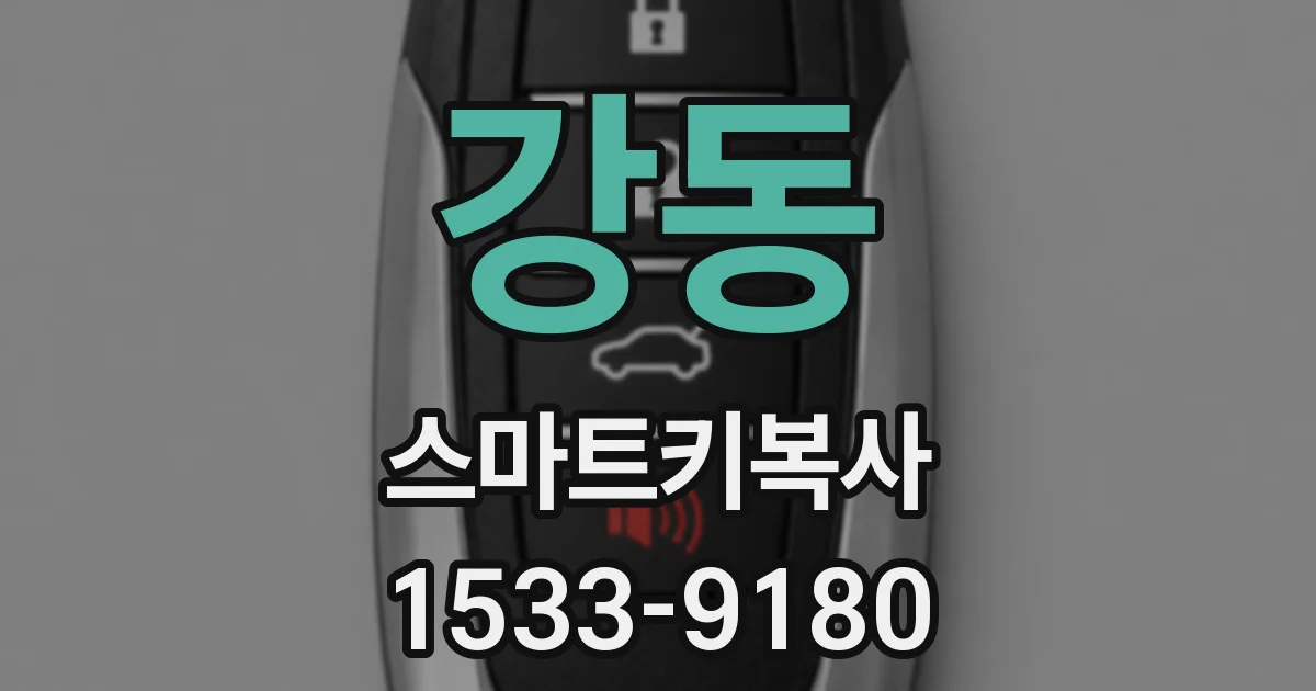 강동 스마트키복사