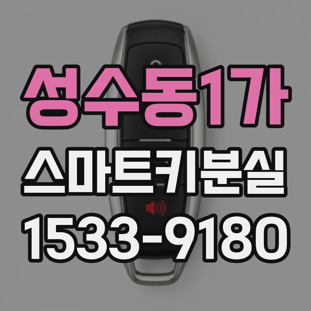 성수동1가 스마트키분실