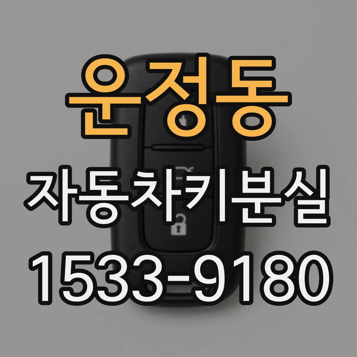 운정동 자동차키분실