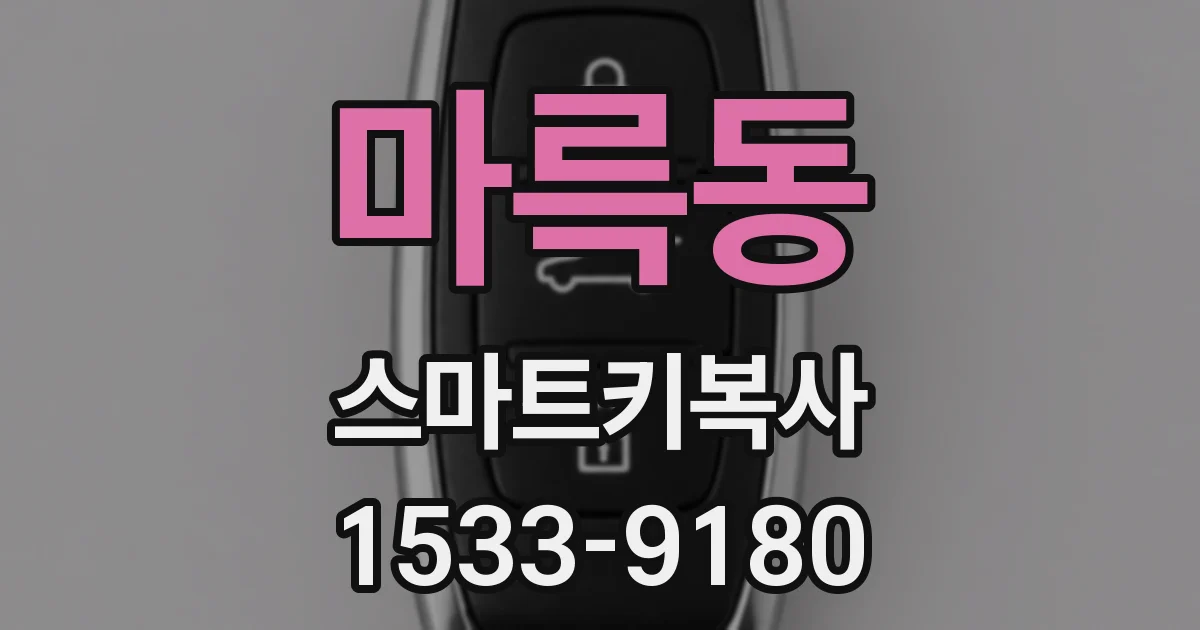 마륵동 스마트키복사