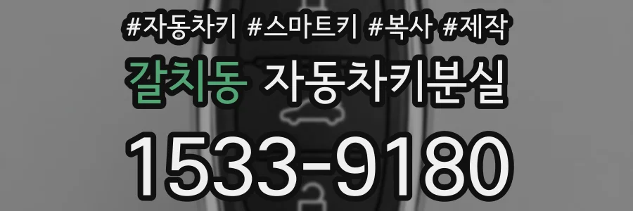 갈치동 자동차키분실