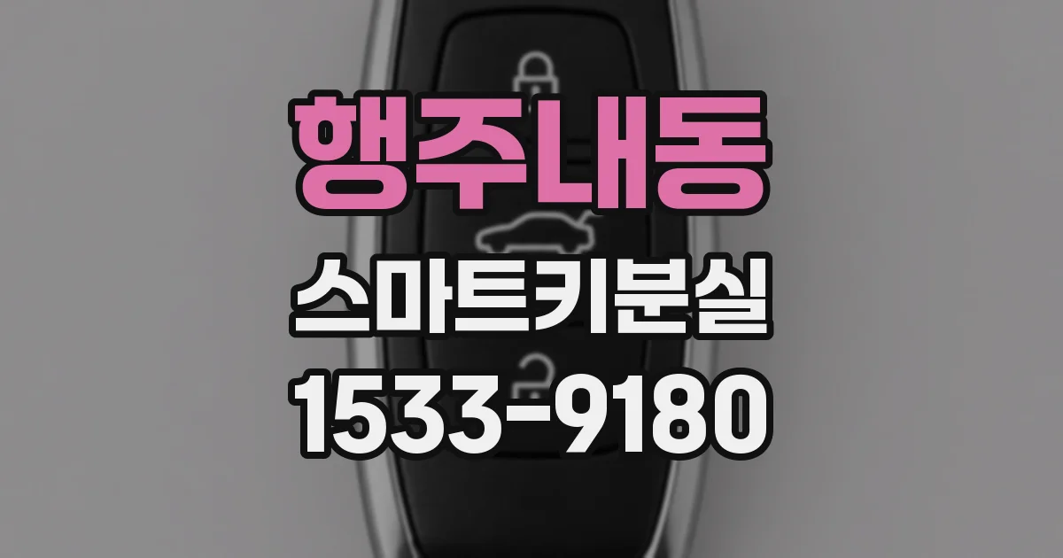행주내동 스마트키분실