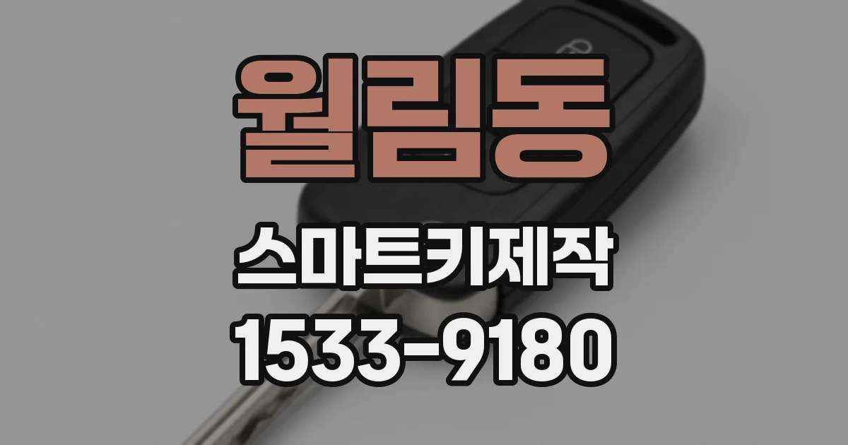 월림동 스마트키제작