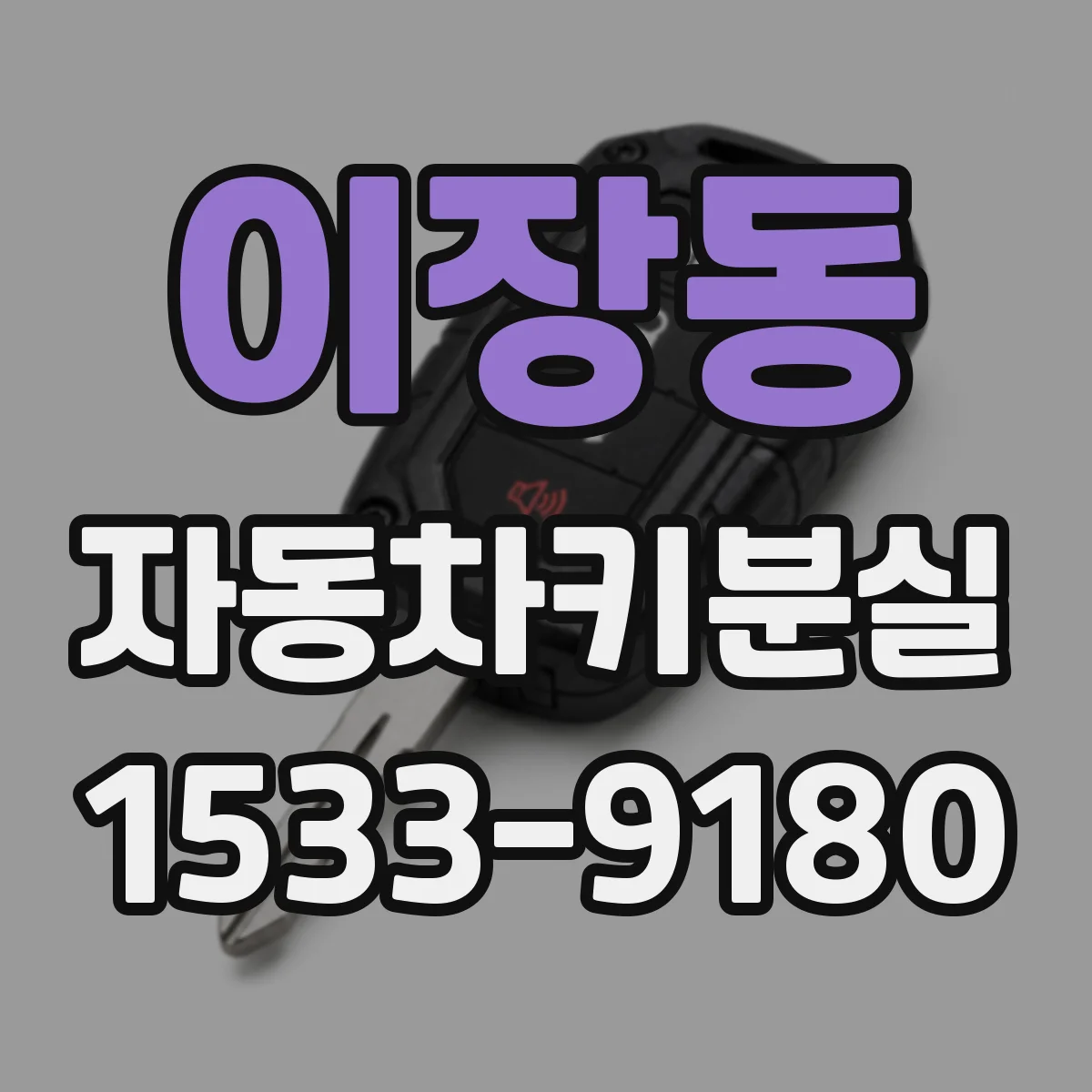 이장동 자동차키분실