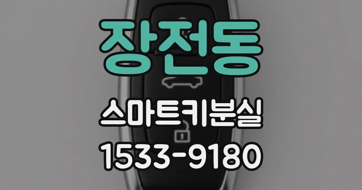 장전동 스마트키분실