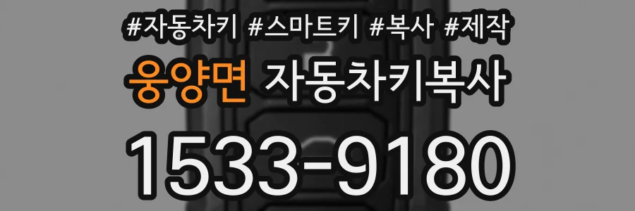 웅양면 자동차키복사