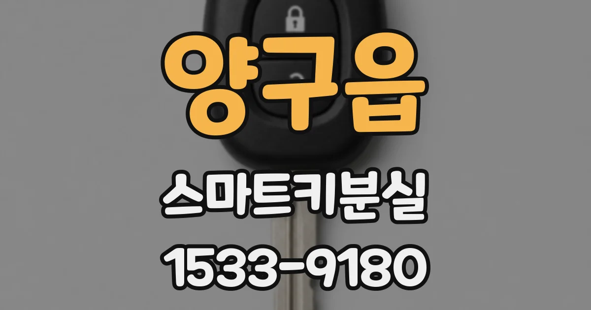 양구읍 스마트키분실