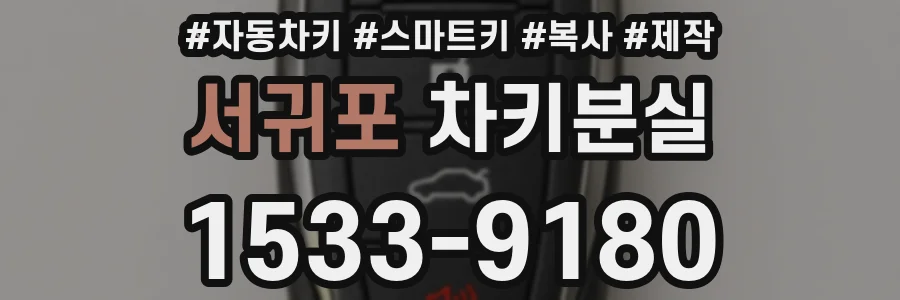 서귀포 차키분실