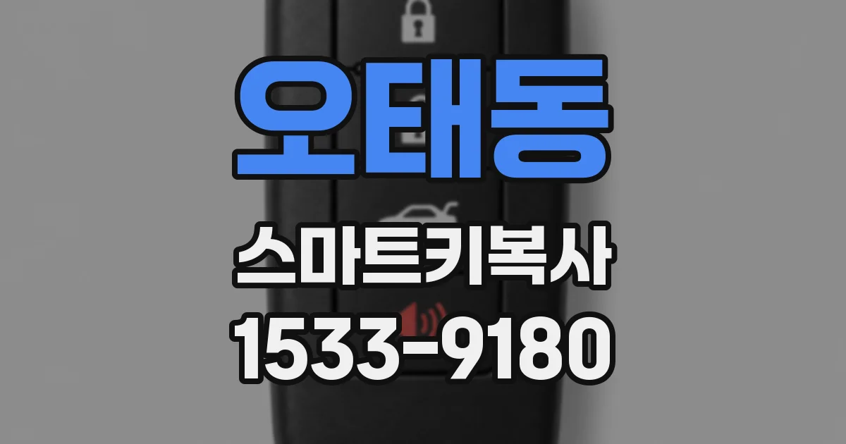 오태동 스마트키복사