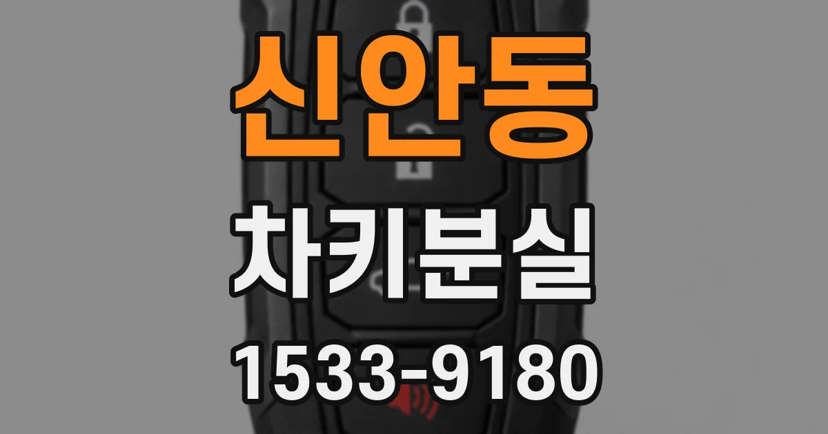 신안동 차키분실