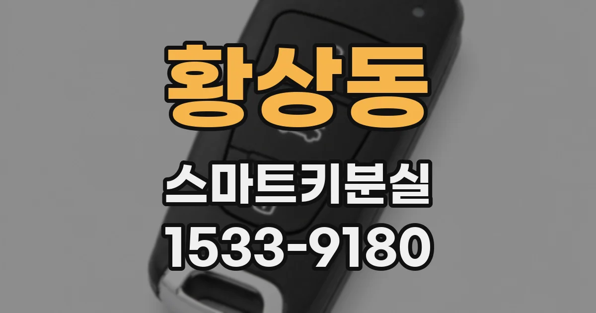황상동 스마트키분실