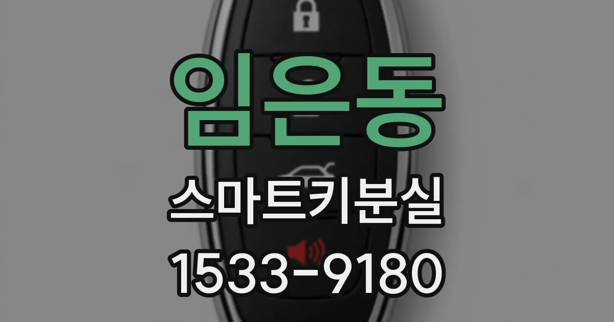임은동 스마트키분실