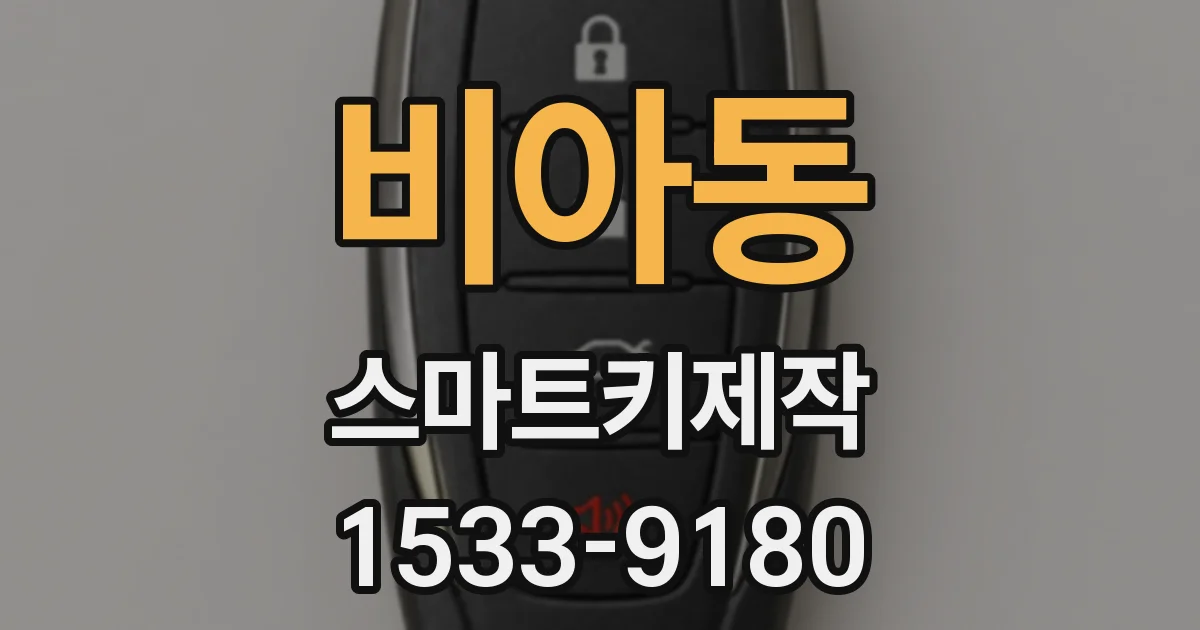 비아동 스마트키제작
