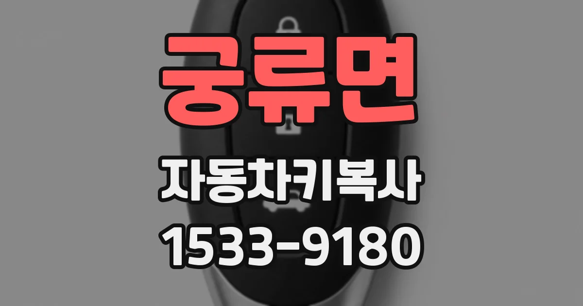 궁류면 자동차키복사