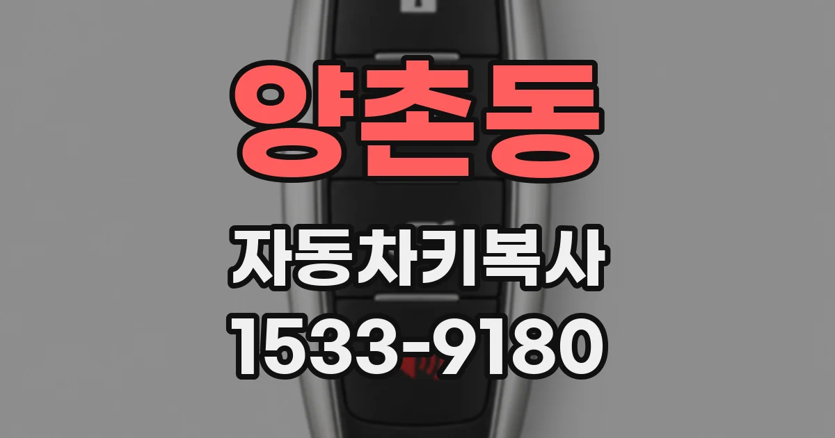 양촌동 자동차키복사
