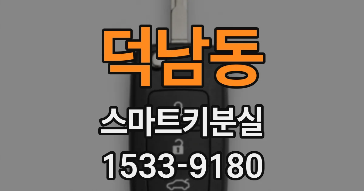 덕남동 스마트키분실