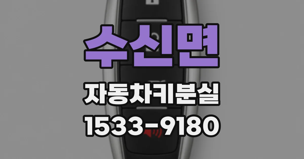 수신면 자동차키분실
