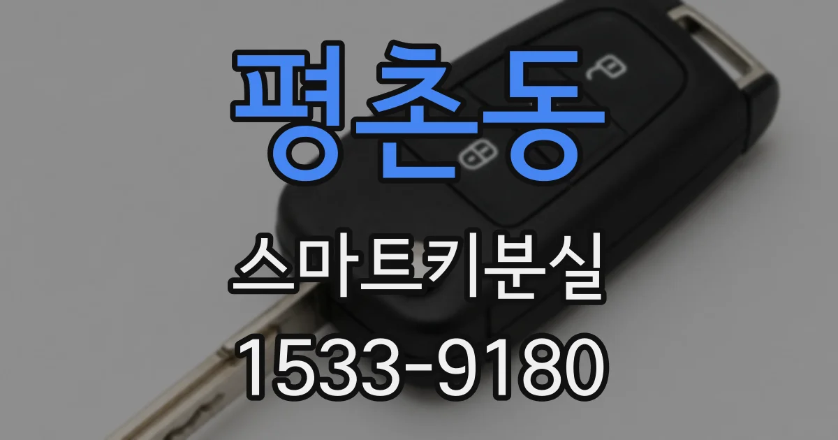 평촌동 스마트키분실