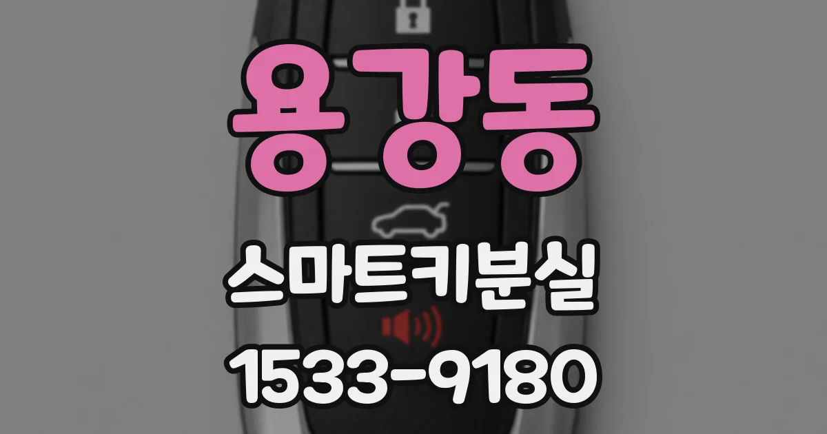 용강동 스마트키분실