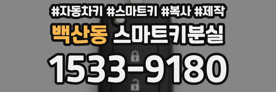 백산동 스마트키분실