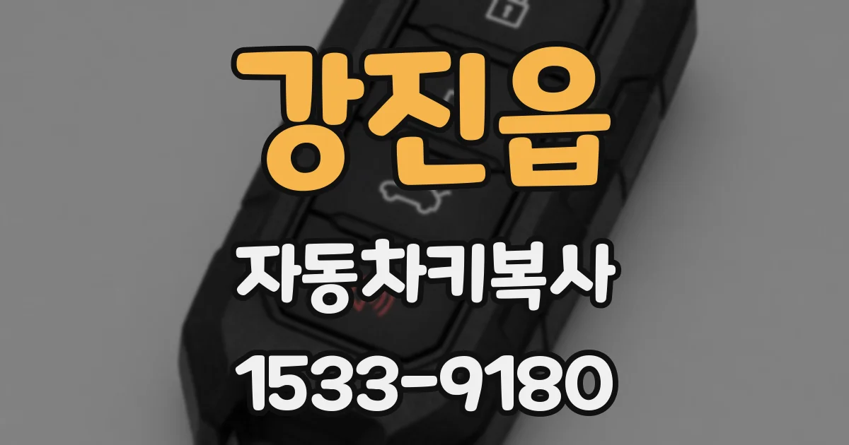 강진읍 자동차키복사
