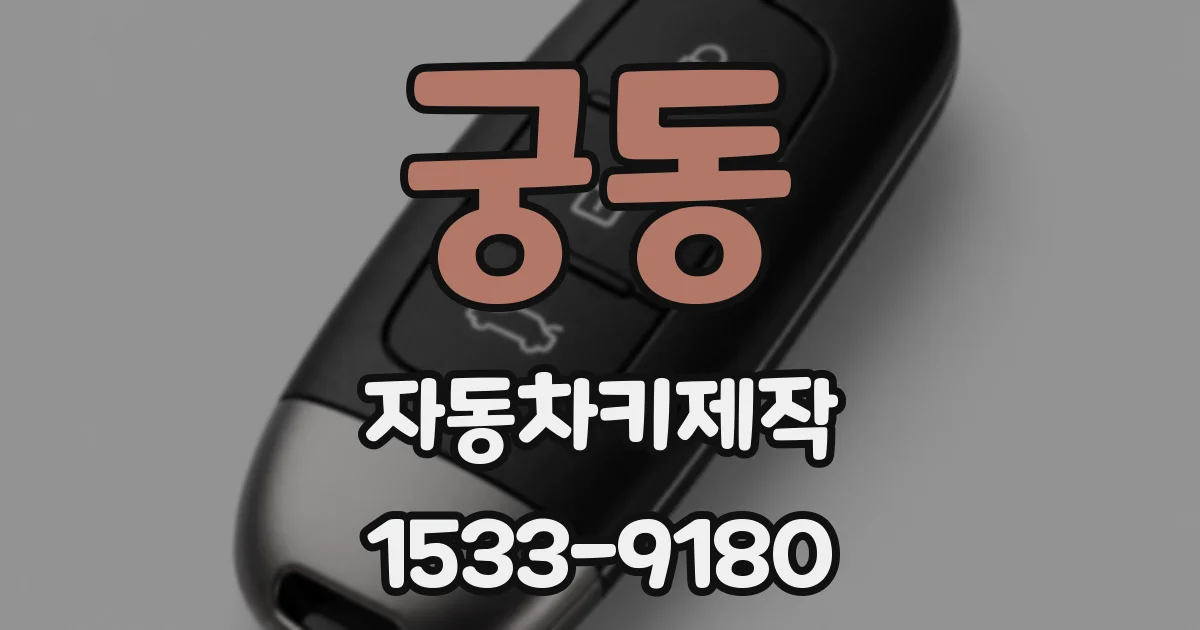 궁동 자동차키제작