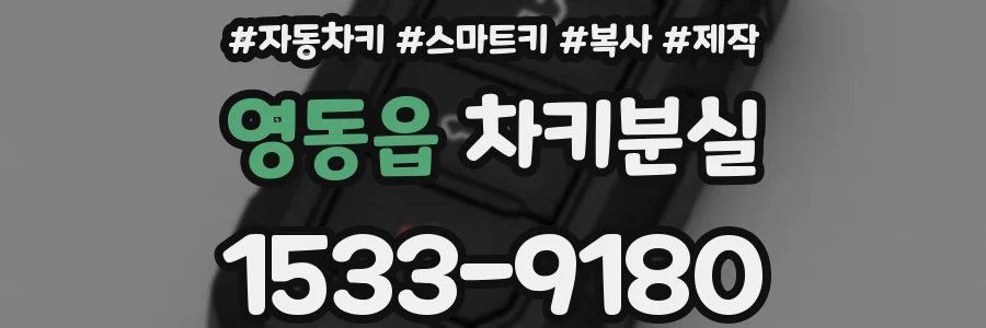 영동읍 차키분실