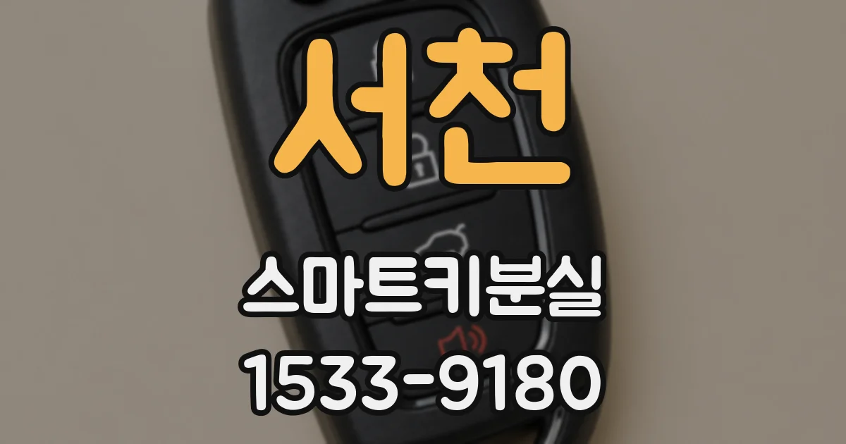 서천 스마트키분실