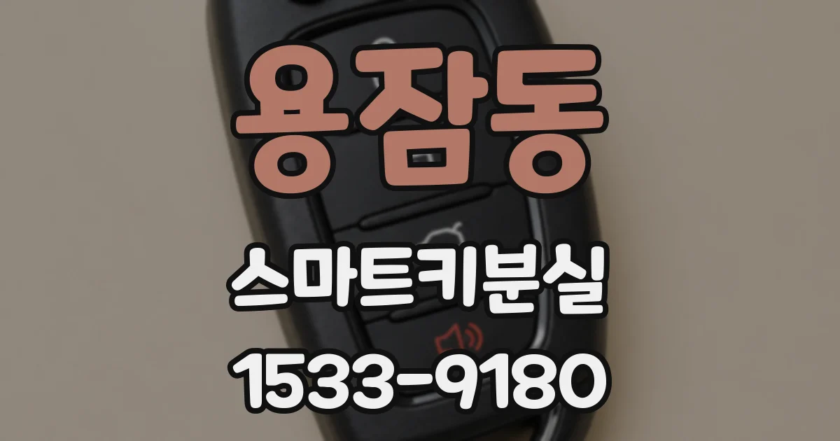 용잠동 스마트키분실
