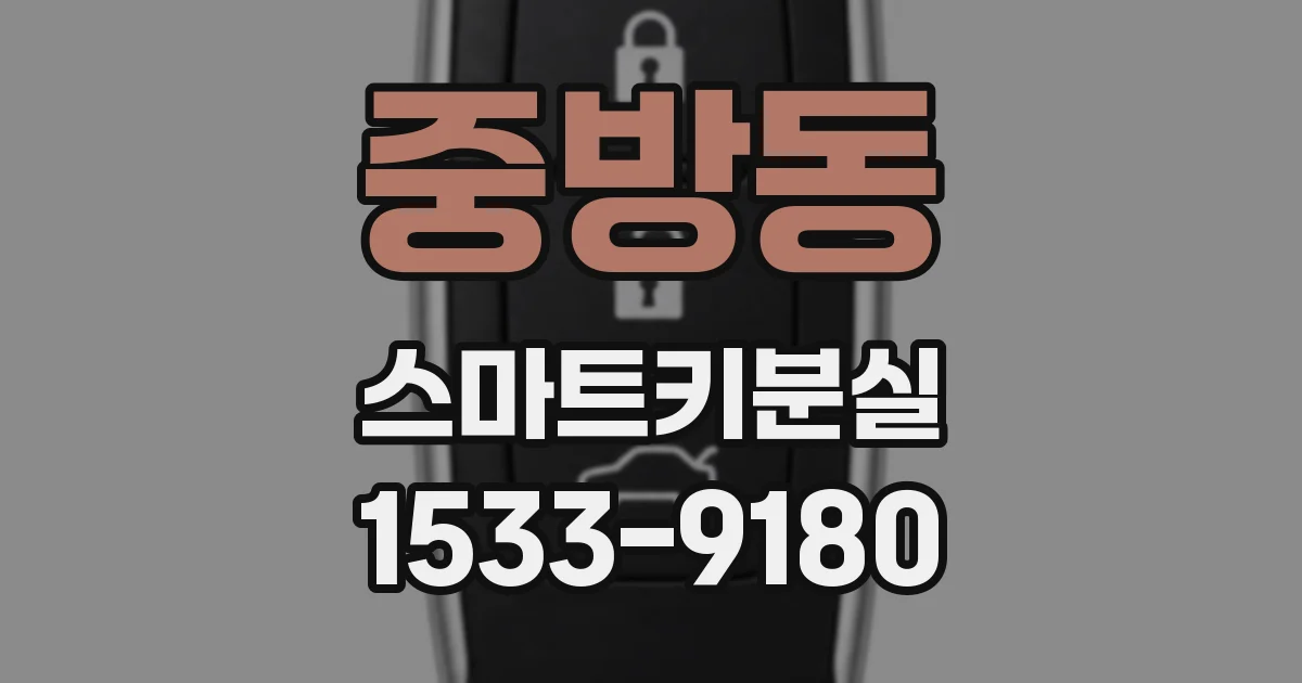 중방동 스마트키분실