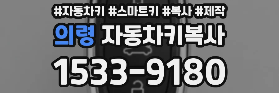 의령 자동차키복사