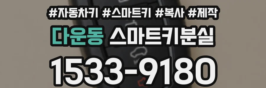 다운동 스마트키분실