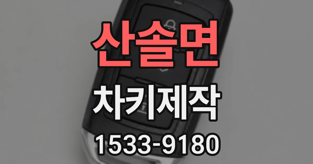산솔면 차키제작