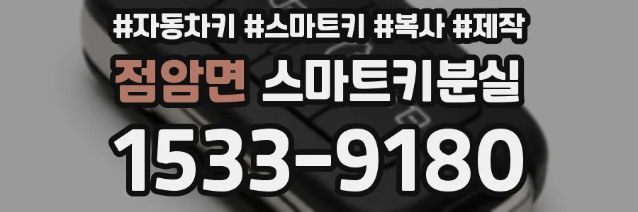 점암면 스마트키분실