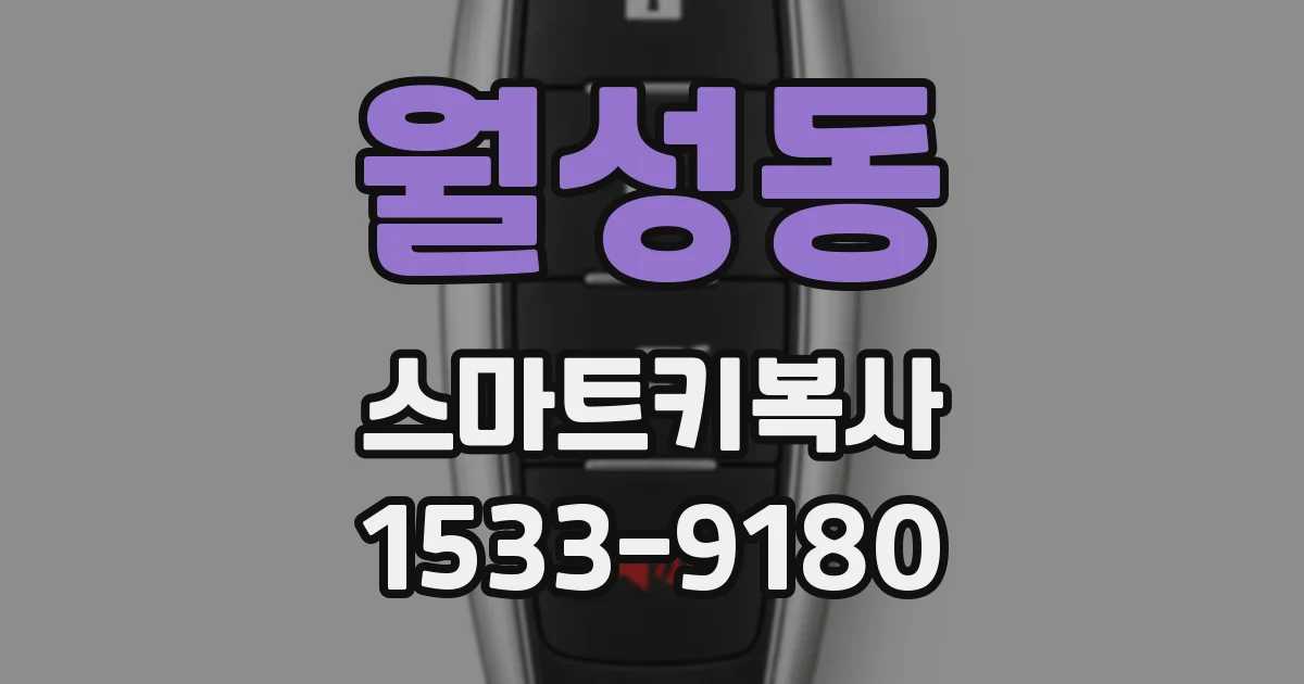 월성동 스마트키복사