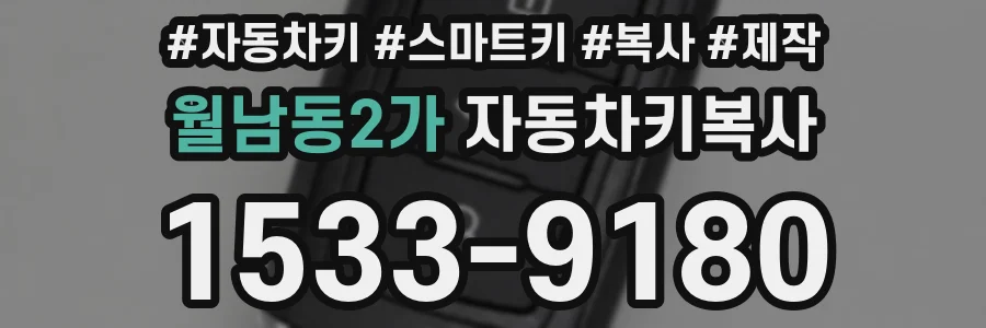 월남동2가 자동차키복사